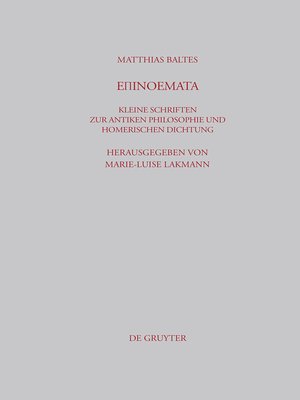 cover image of Epinoemata